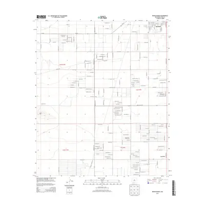 2013 Map of Bowlin Ranch, 2013 Print