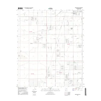 2017 Map of Bowlin Ranch, 2017 Print