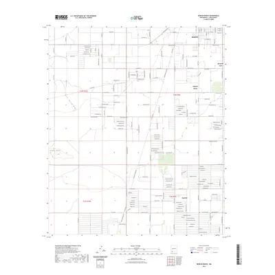 2023 Map of Bowlin Ranch, 2023 Print
