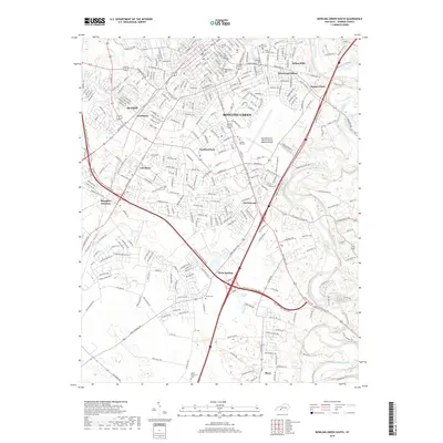 2019 Map of Bowling Green South, 2019 Print