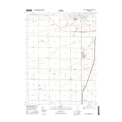 2016 Map of Bowling Green South, 2016 Print