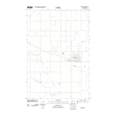 2011 Map of Bowman, 2011 Print