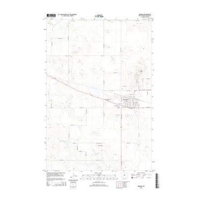 2014 Map of Bowman, 2014 Print