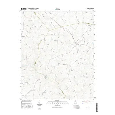 2017 Map of Bowman, 2017 Print
