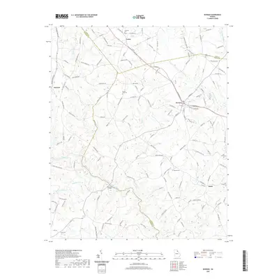 2020 Map of Bowman, 2020 Print