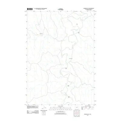2012 Map of Bowman Flat, 2012 Print