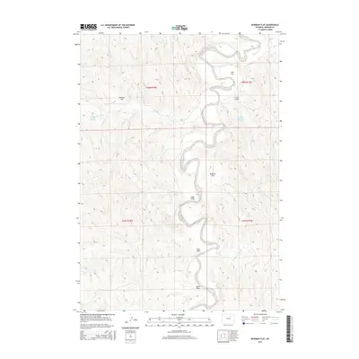 2015 Map of Bowman Flat, 2015 Print