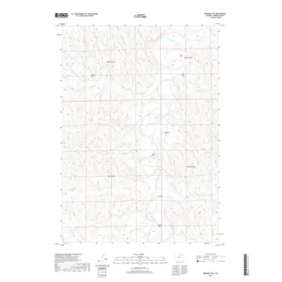 2017 Map of Bowman Flat, 2017 Print