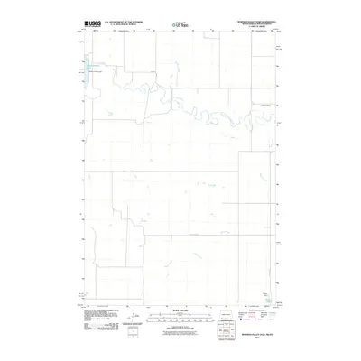 2011 Map of Bowman-Haley Dam, 2011 Print