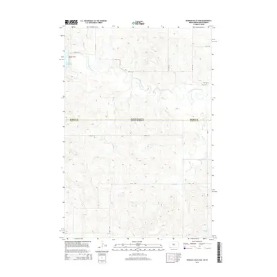2014 Map of Bowman-Haley Dam, 2014 Print