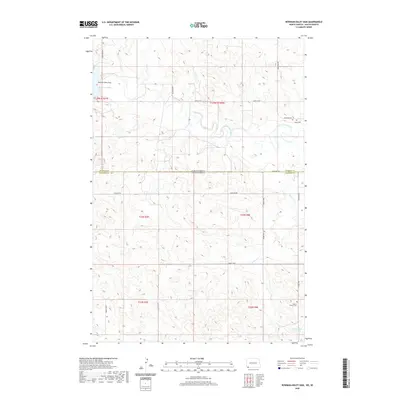 2020 Map of Bowman-Haley Dam, 2020 Print