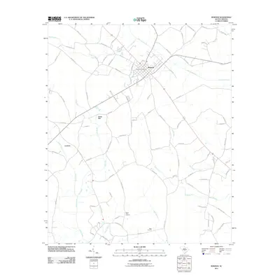 2011 Map of Bowman, 2011 Print