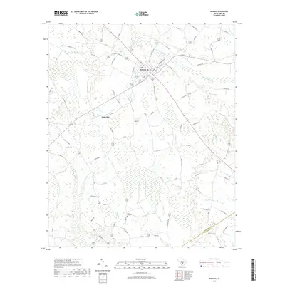 2020 Map of Bowman, 2020 Print