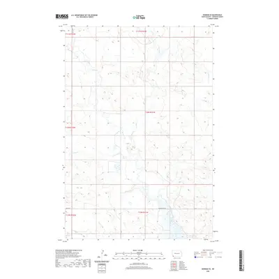 2020 Map of Bowman SE, 2020 Print