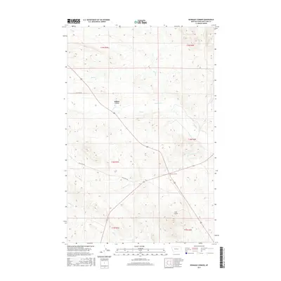 2017 Map of Bowmans Corners, 2017 Print