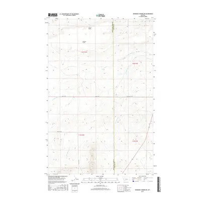 2017 Map of Bowmans Corners NE, 2017 Print