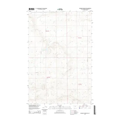 2014 Map of Bowmans Corners NW, 2014 Print
