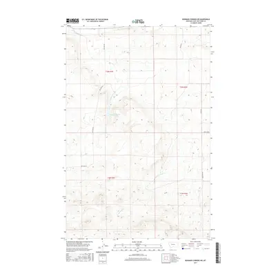 2017 Map of Bowmans Corners NW, 2017 Print