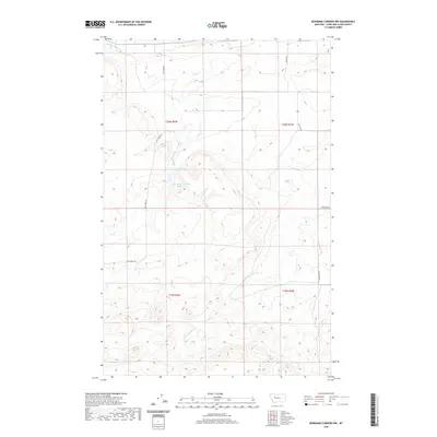 2020 Map of Bowmans Corners NW, 2020 Print