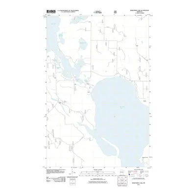 2011 Map of Bowstring Lake, 2011 Print