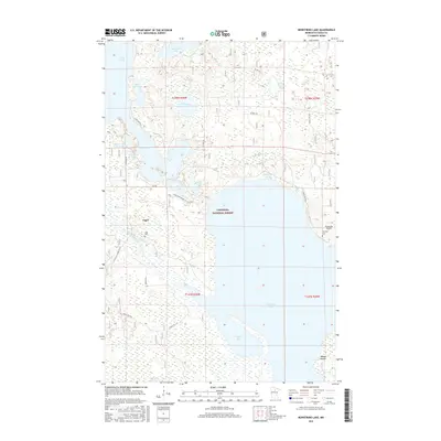 2016 Map of Bowstring Lake, 2016 Print