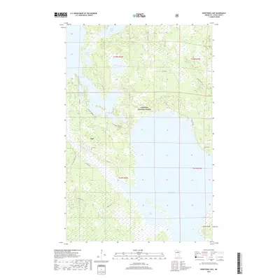 2019 Map of Bowstring Lake, 2019 Print