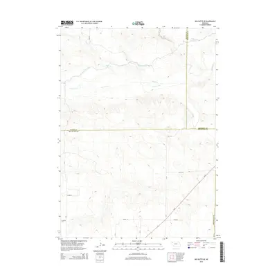 2014 Map of Box Butte NE, 2014 Print