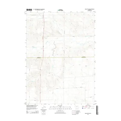 2014 Map of Box Butte NW, 2014 Print
