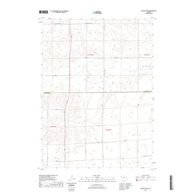 2017 Map of Box Butte NW, 2017 Print