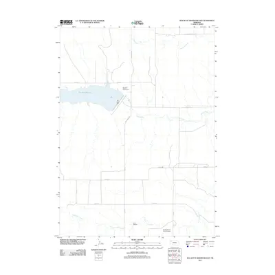 2011 Map of Box Butte Reservoir East, 2011 Print