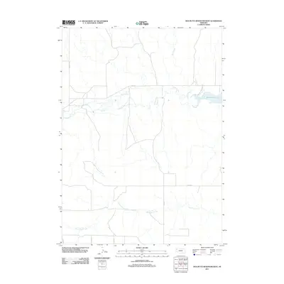 2011 Map of Box Butte Reservoir West, 2011 Print