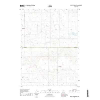 2017 Map of Box Butte Reservoir West, 2017 Print
