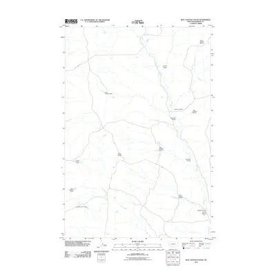 2011 Map of Box Canyon Coulee, 2011 Print