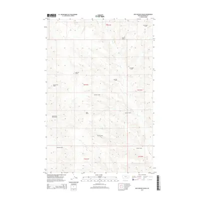 2014 Map of Box Canyon Coulee, 2014 Print