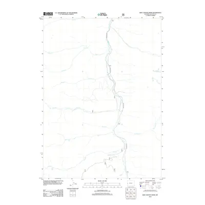 2012 Map of Box Canyon Creek, 2012 Print