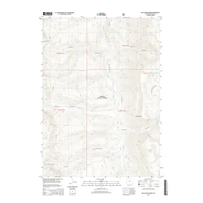 2015 Map of Box Canyon Creek, 2015 Print