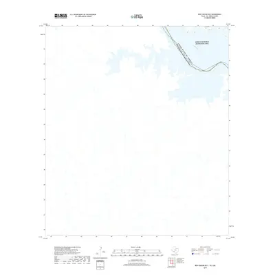 2019 Map of Box Canyon OE S, 2019 Print