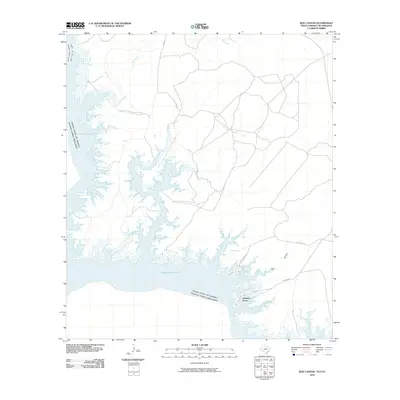 2010 Map of Box Canyon, 2010 Print