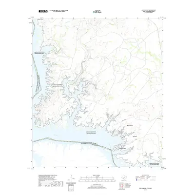 2019 Map of Box Canyon, 2019 Print