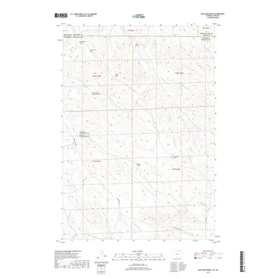 2017 Map of Box Elder Draw, 2017 Print