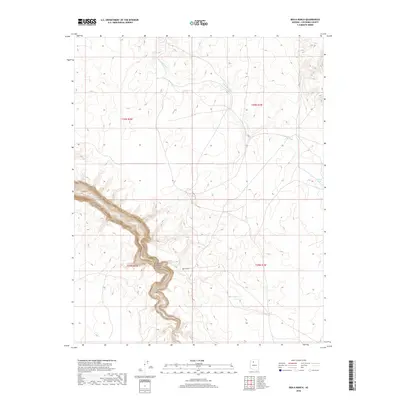 2018 Map of Box K Ranch, 2018 Print