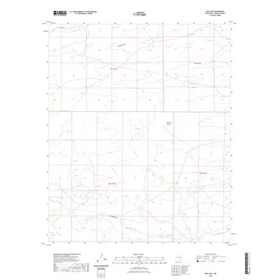 2023 Map of Box Lake, 2023 Print