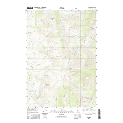 2017 Map of Box Lake, 2017 Print