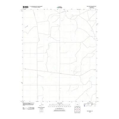 2010 Map of Box Ranch, 2010 Print