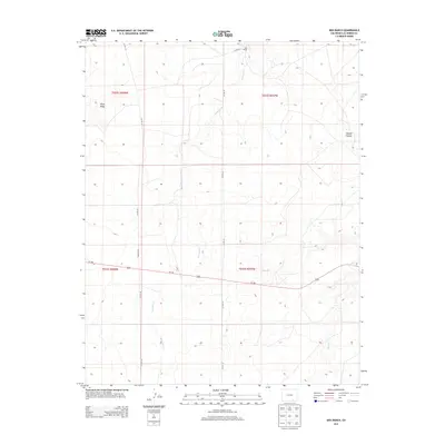2013 Map of Box Ranch, 2013 Print