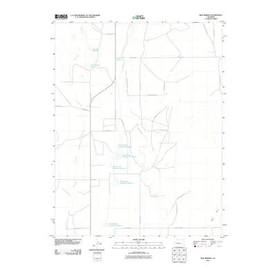 2010 Map of Box Springs, 2010 Print