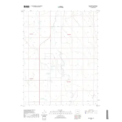 2019 Map of Box Springs, 2019 Print