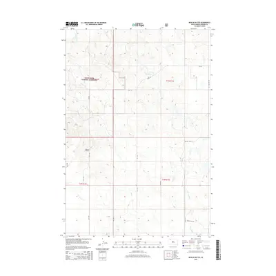 2015 Map of Boxcar Buttes, 2015 Print