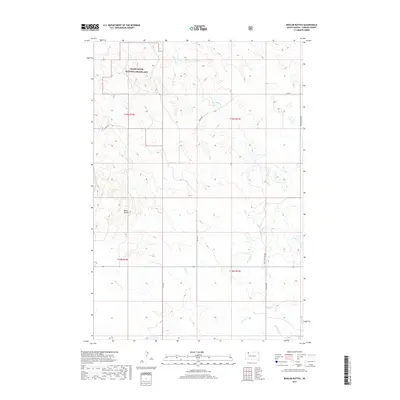 2017 Map of Boxcar Buttes, 2017 Print