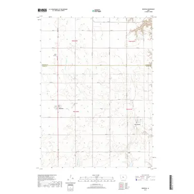 2018 Map of Boxholm, 2018 Print